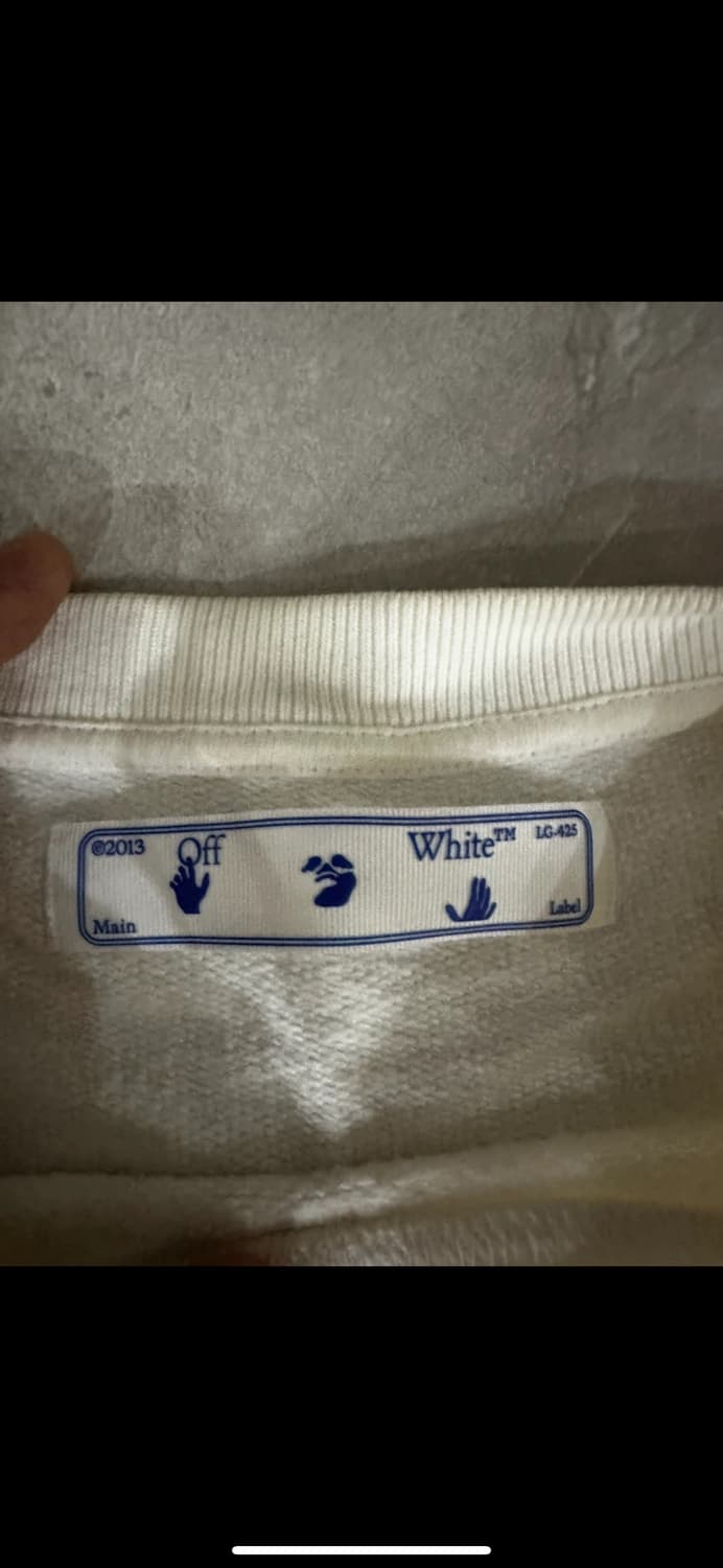 오프화이트 카라바조 맨투맨  상품이미지3