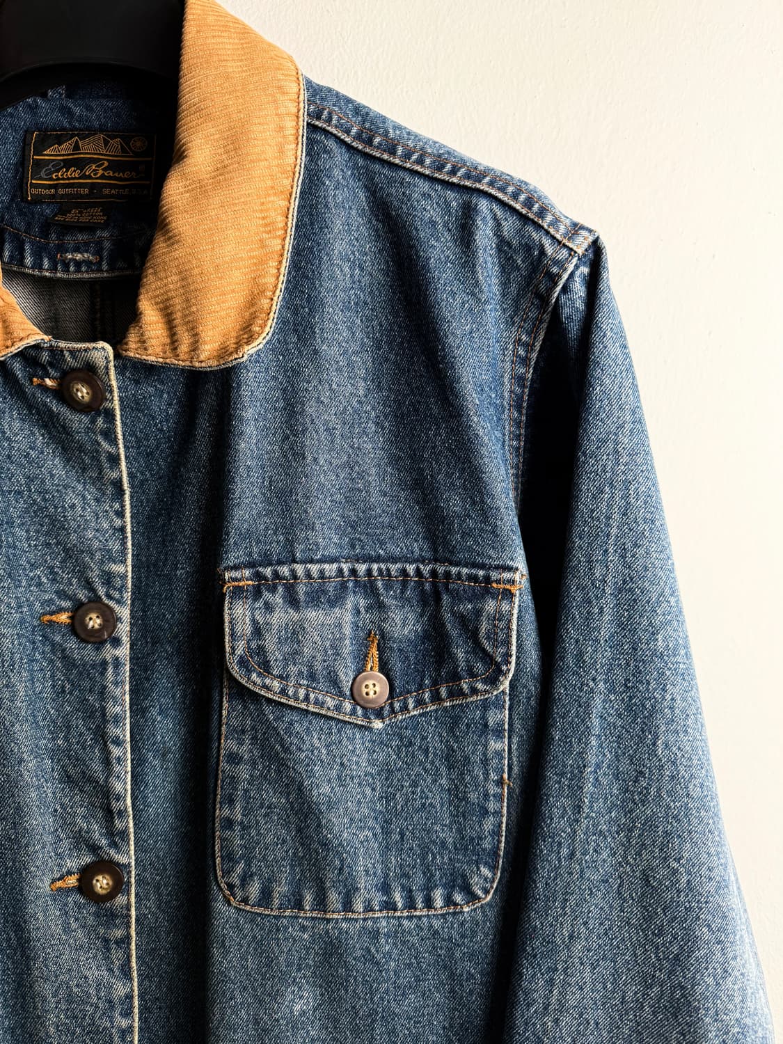 Eddie Bauer Corduroy Collar Denim Jacket 상품이미지6