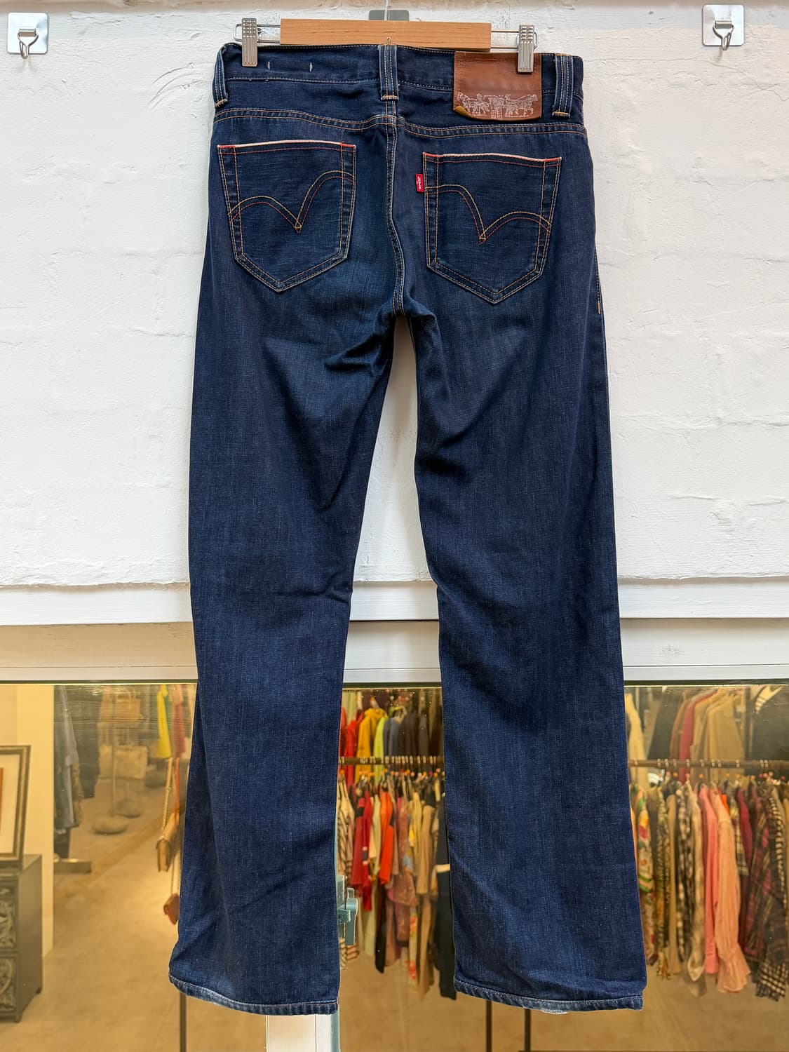 Levi Strauss 리바이스 딥 블루 셀비지 데님진 30x34 상품이미지8