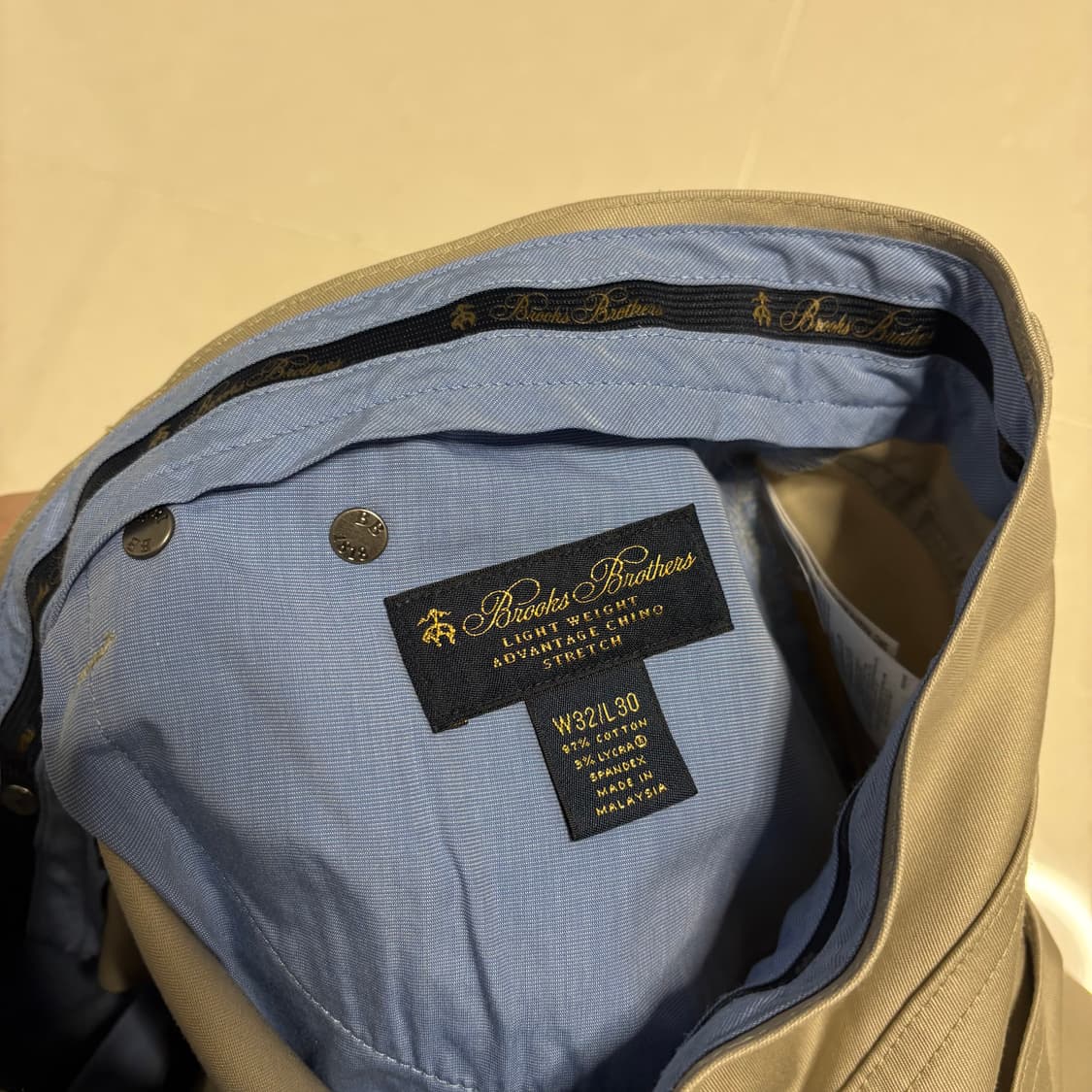 정품 브룩스브라더스 베이지 치노팬츠 면바지 32인치 상품이미지8