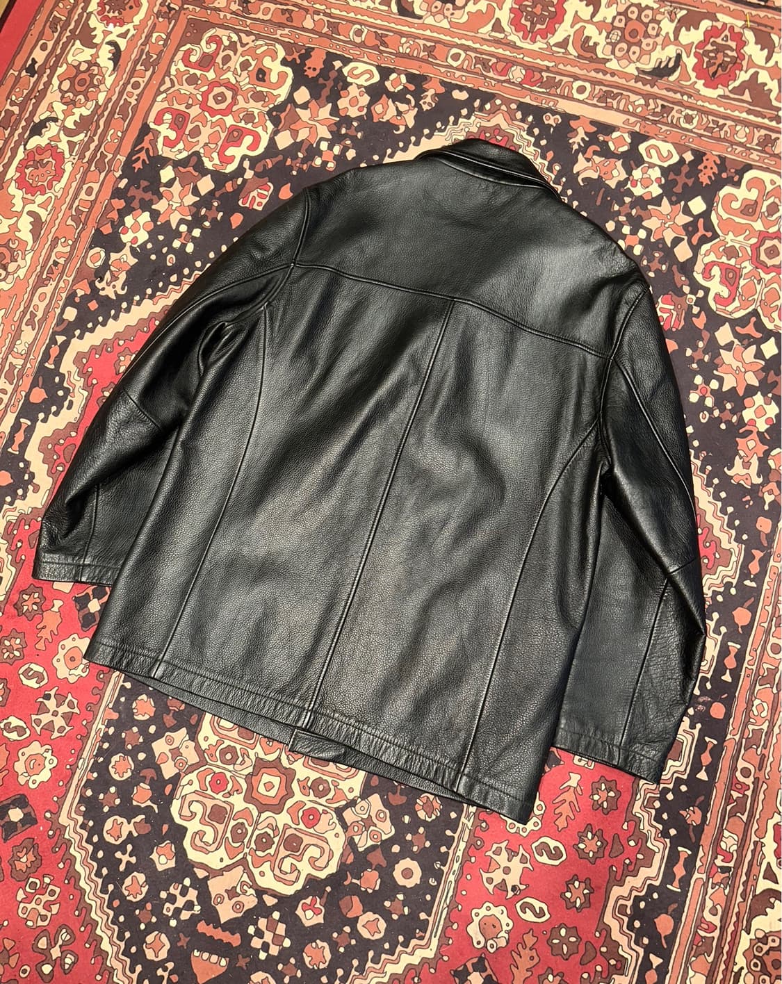 ( XL ) 가죽코트 가죽카코트 레더자켓 소가죽자켓 워크웨어 아메카지 상품이미지6