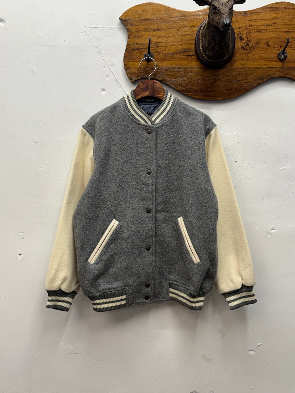 90s McGregor Wool Varsity Jacket 상품이미지1