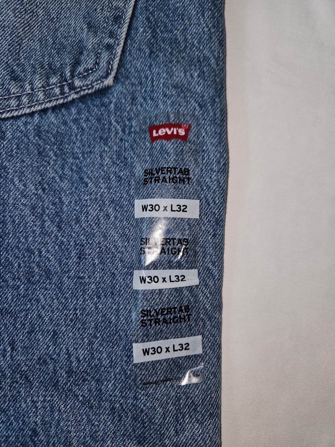 (새상품) 리바이스 실터탭 스트레이트 데님팬츠 30x32 상품이미지2