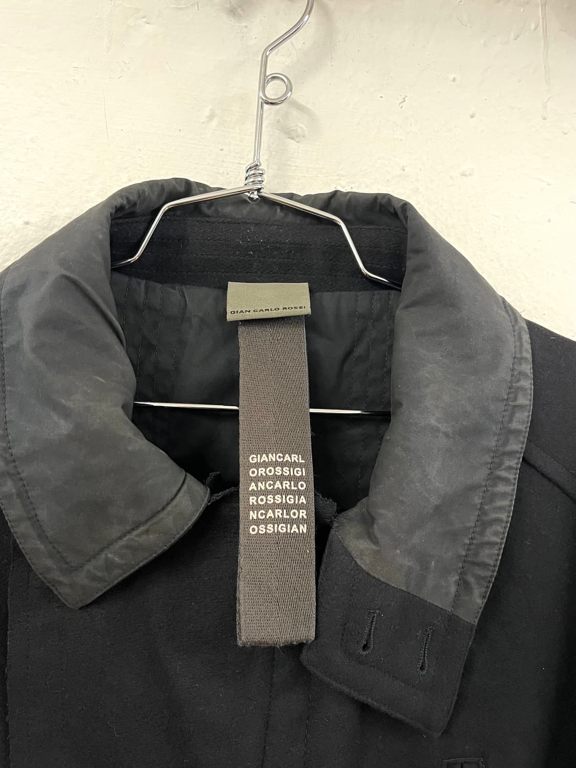 GIAN CARLO ROSSI 아티저널 밀리터리 코트 상품이미지5