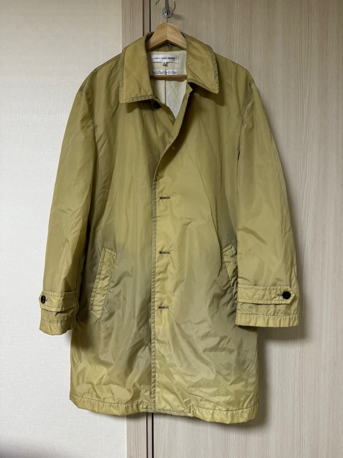 꼼데가르송 나일론 싱글코트 M 상품이미지1