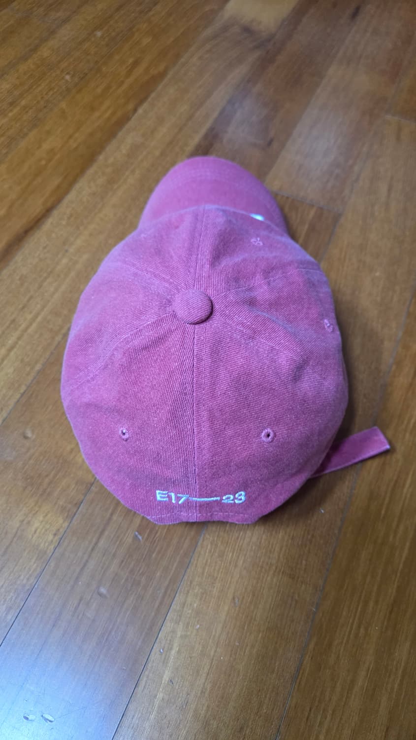 이미스 피그먼트 레드 볼캡 상품이미지2