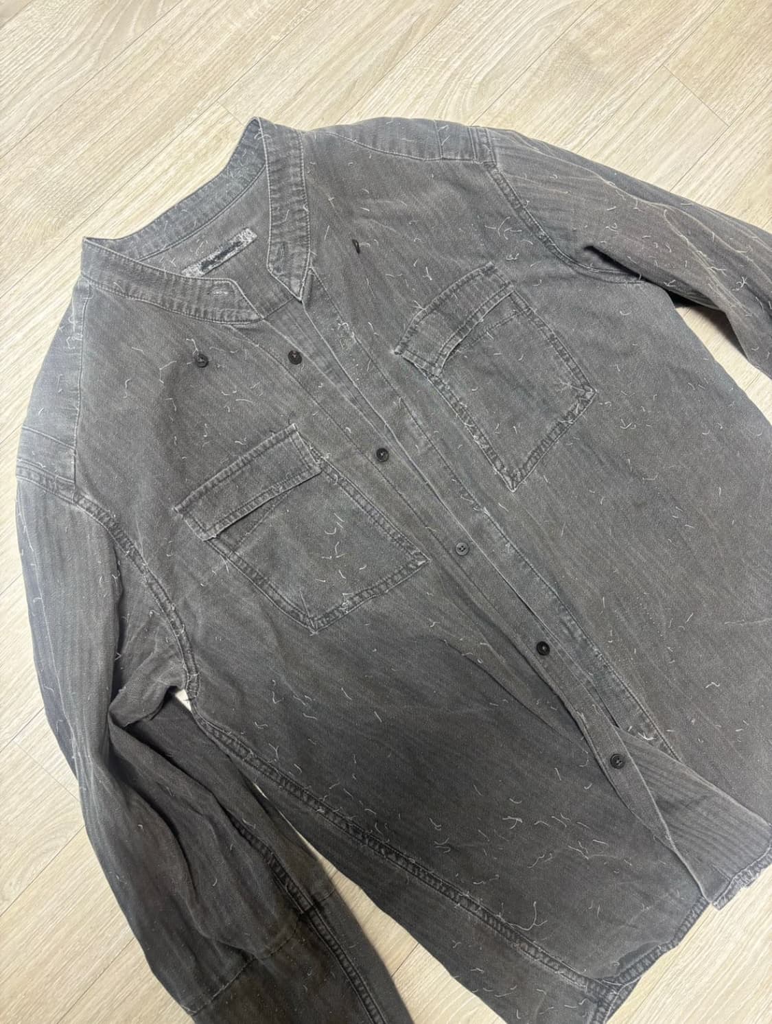 블랙멀 더블 슬리브 셔츠 L 상품이미지2