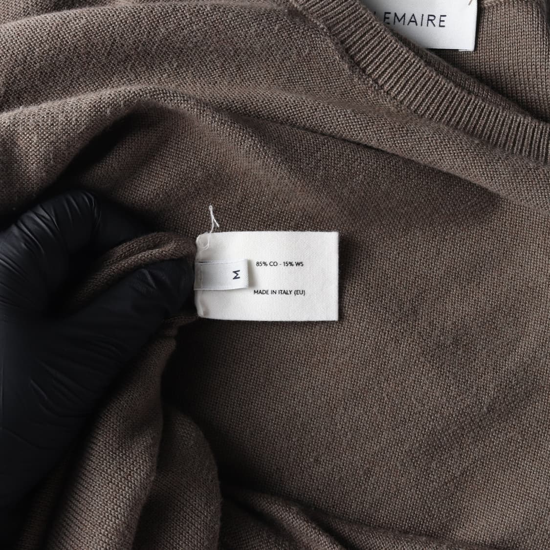 르메르 애쉬브라운 울블렌드 라운드 니트 M 상품이미지6