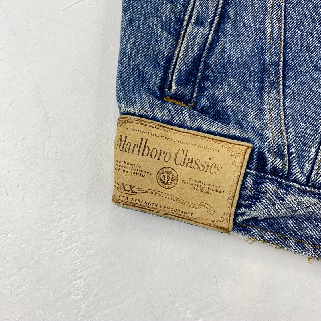 말보로 클래식 빈티지 포켓 데님 트러커 자켓 (100) 상품이미지7