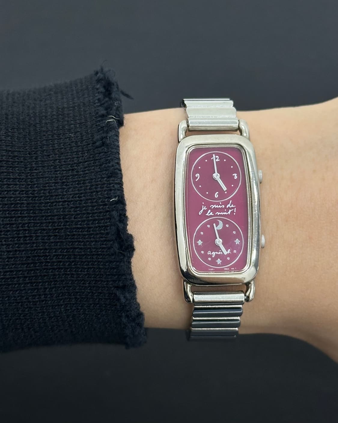 아네스베 듀얼타임 쿼츠 시계 상품이미지8