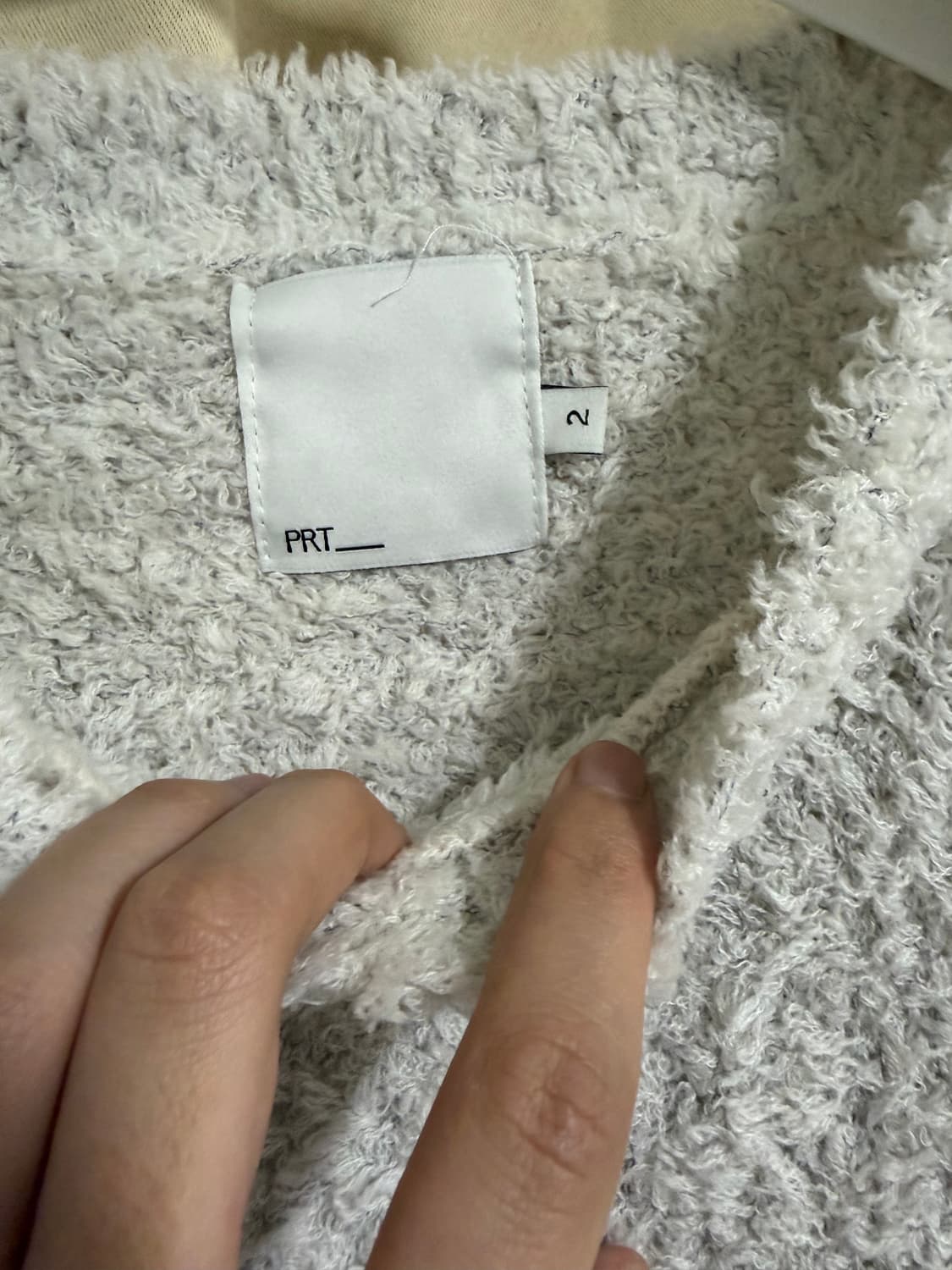 [2] 피알티 블랭크 BOUCLE KNIT FULLOVER 상품이미지6