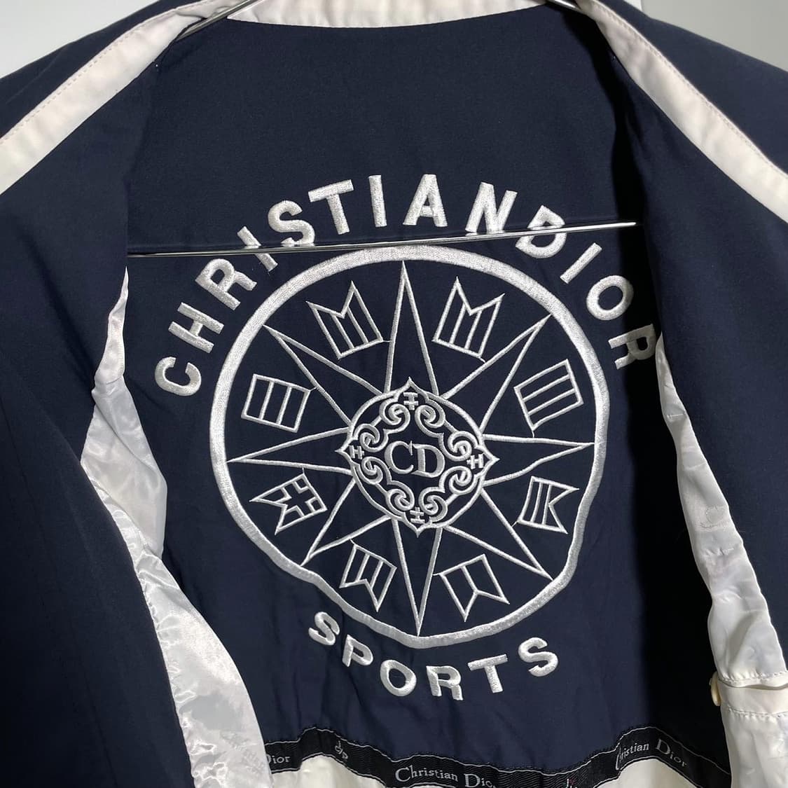 크리스챤디올 사이드 스펠아웃 체스트로고 폴리쉘 블루종 상품이미지7