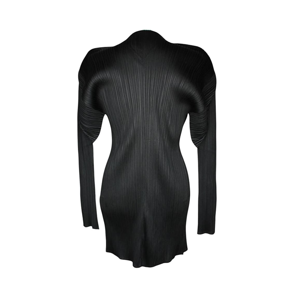 이세이 플리츠플리즈 블랙 주름 가오리 롱가디건 L 상품이미지2