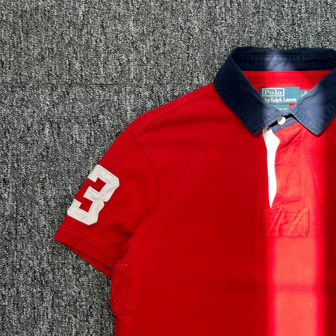 폴로 랄프로렌 빅포니 레드 반팔 PK 상품이미지2