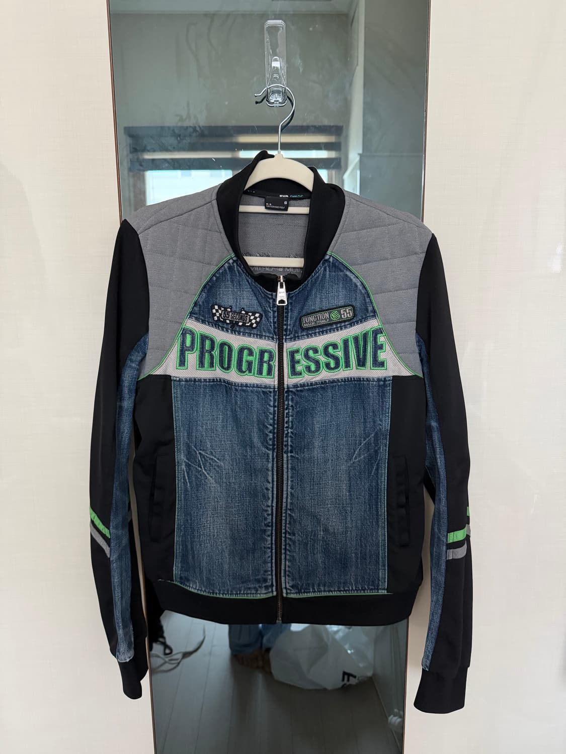 EXR 레이싱 데님 져지 / Y2K 상품이미지2