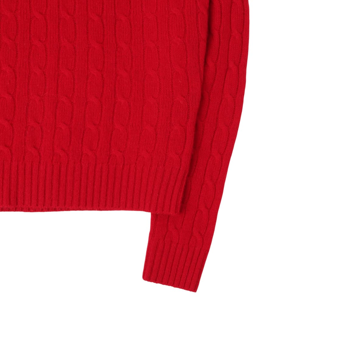 폴로 랄프로렌 레드 램스울 케이블 니트 상품이미지4
