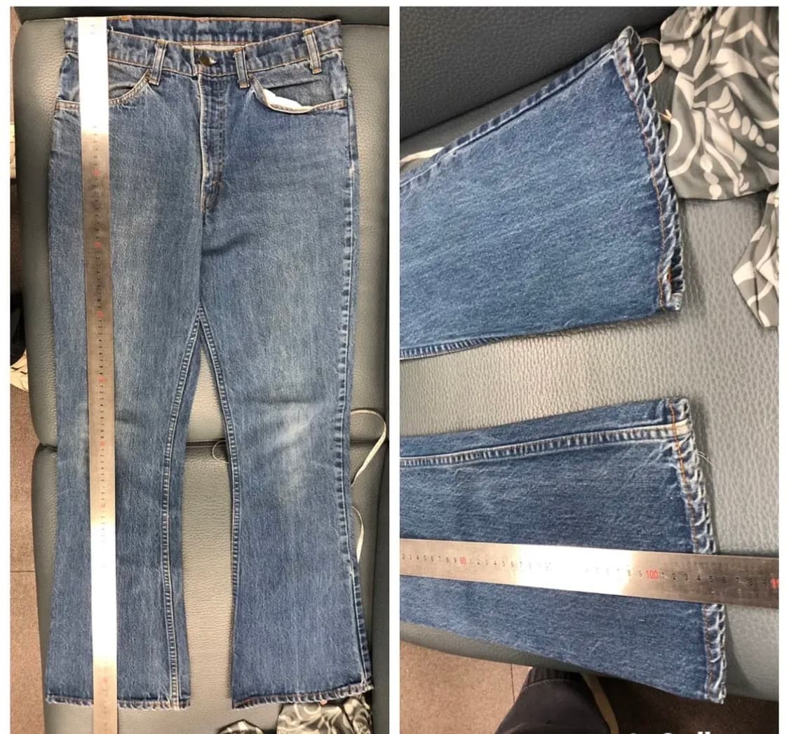 80s 리바이스646플레어(81년) 허리32 상품이미지7