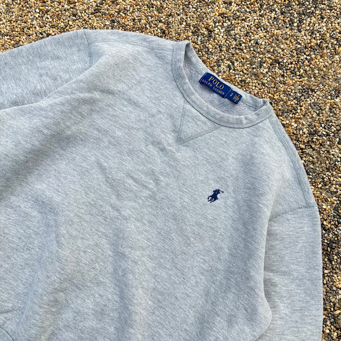 폴로 랄프로렌 라운드넥 그레이 맨투맨 상품이미지2