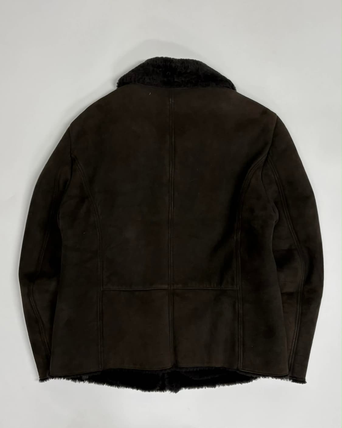 조르지오 아르마니 브레스티드 양가죽 무스탕 자켓 상품이미지2