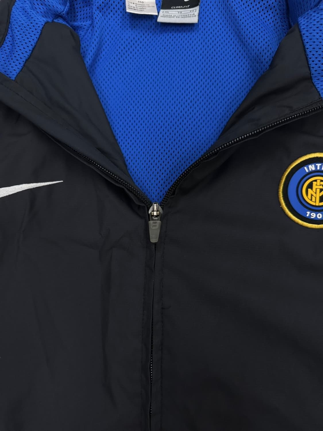 00s 나이키 인터밀란 바람막이 블랙 (XL) 상품이미지4