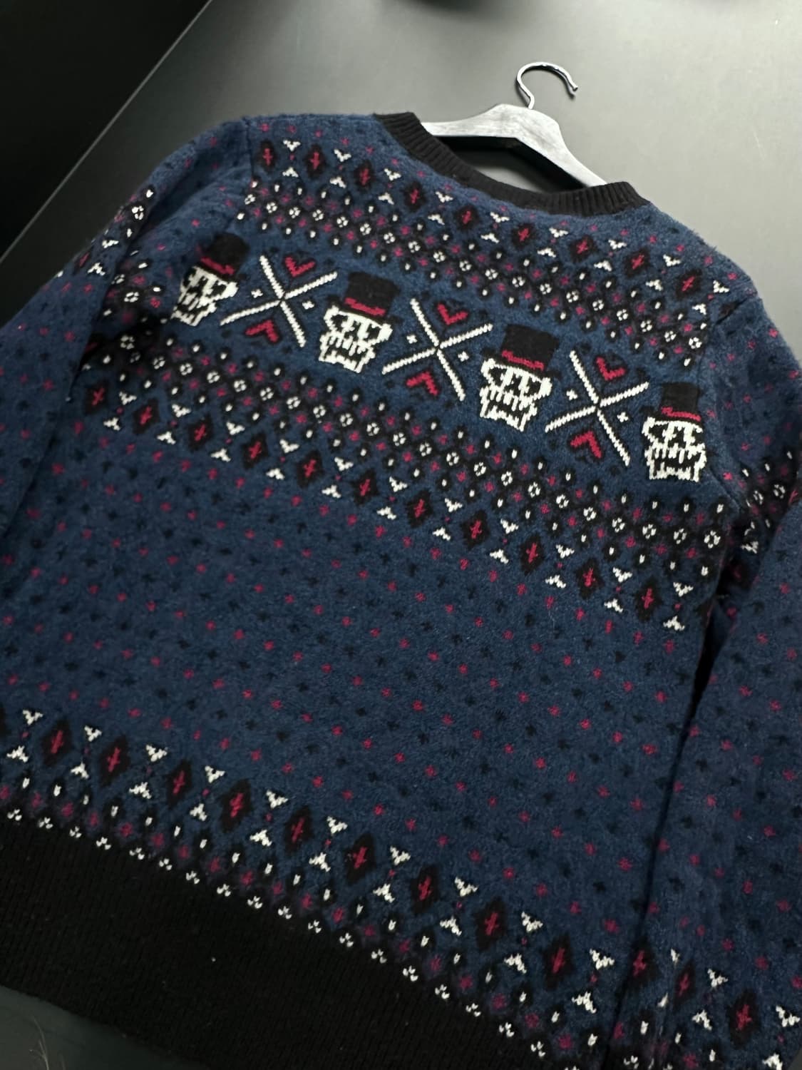 히스테릭글래머 스컬 Fair isle 자카드 니트 상품이미지5