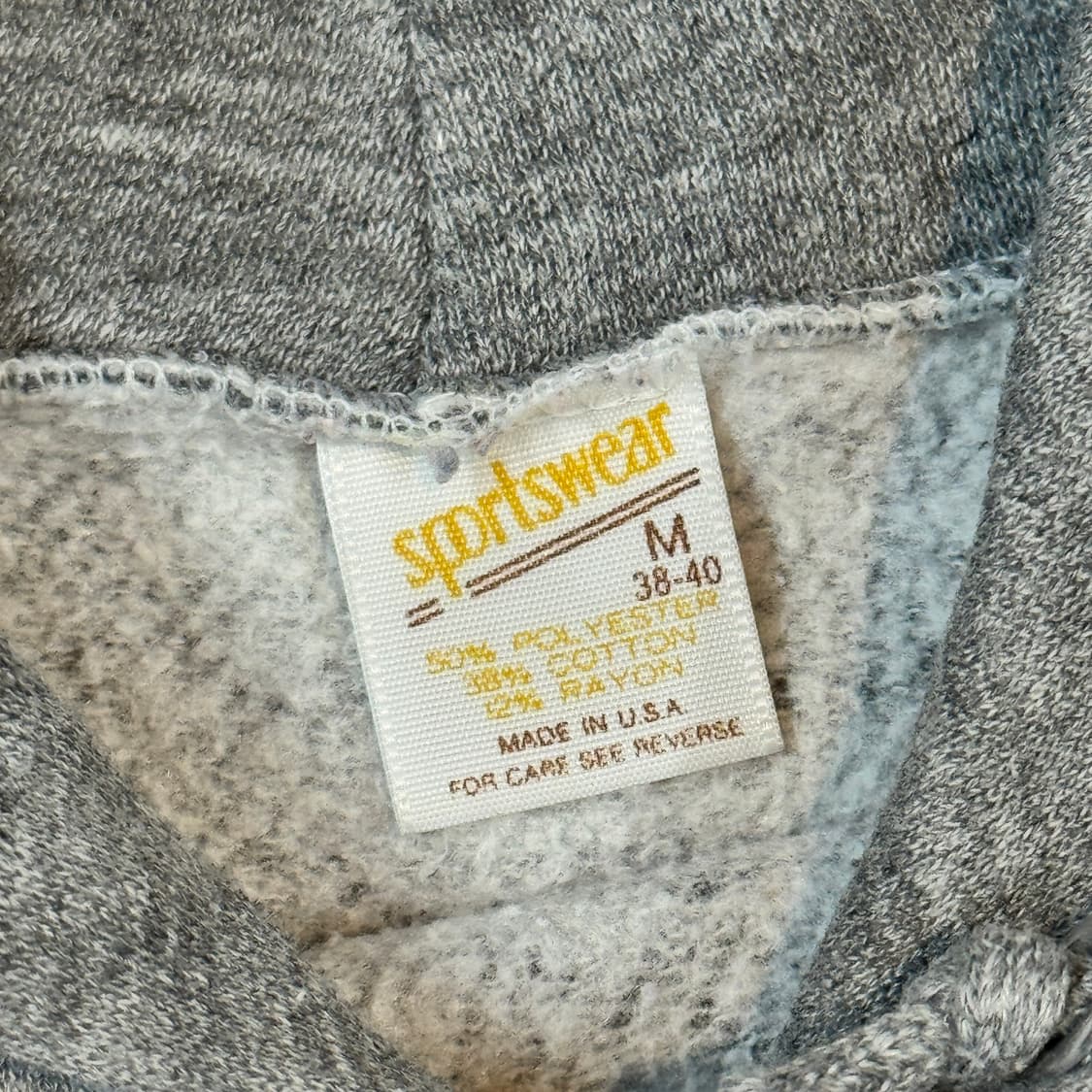 M) USA 캐롤라이나 빈티지 스웻 후드티 상품이미지6