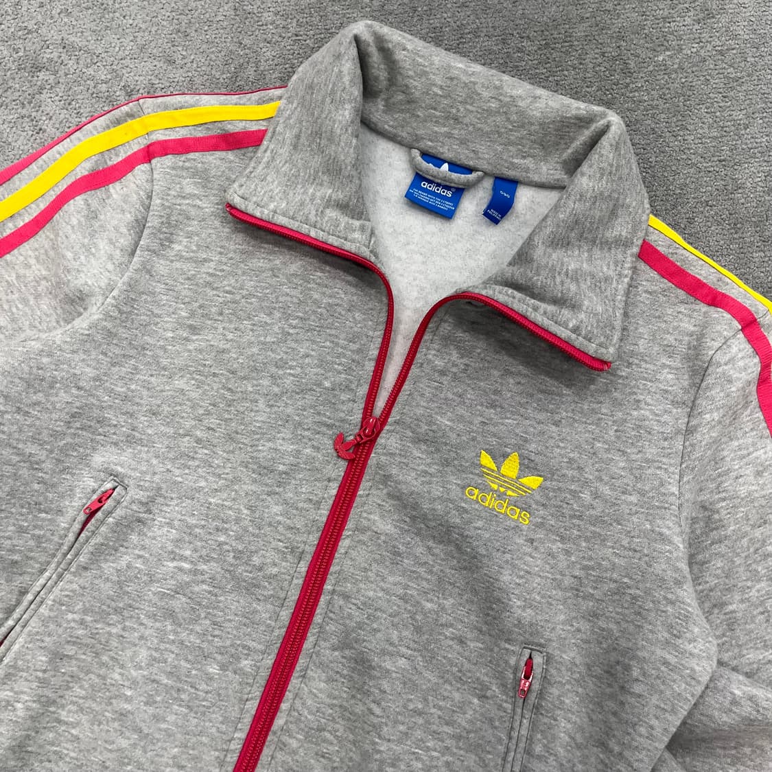 90 아디다스 그레이 져지 트랙탑 상품이미지2
