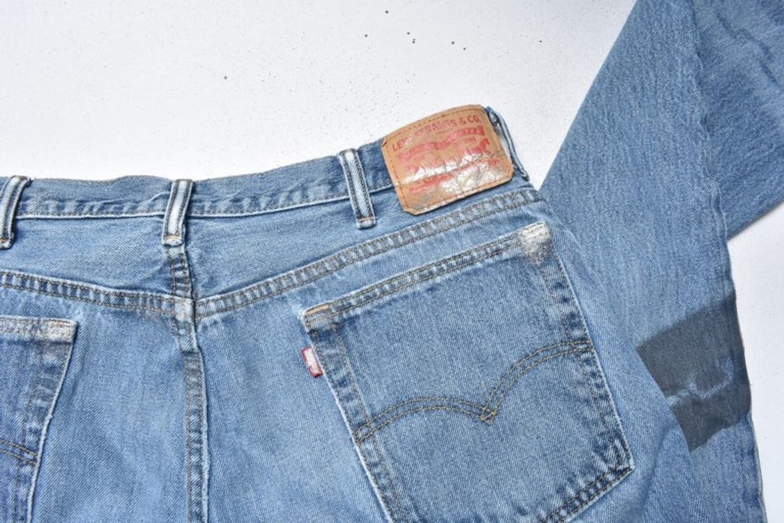 00S 리바이스 517 부츠컷 청바지 체인 커스텀 데님팬츠 38  상품이미지6