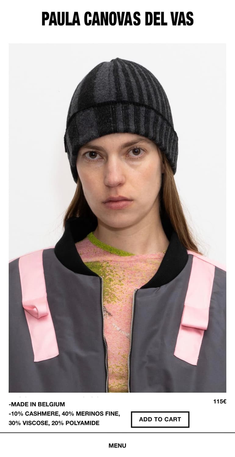 파울라 카노바스 델 바스 비니 상품이미지1