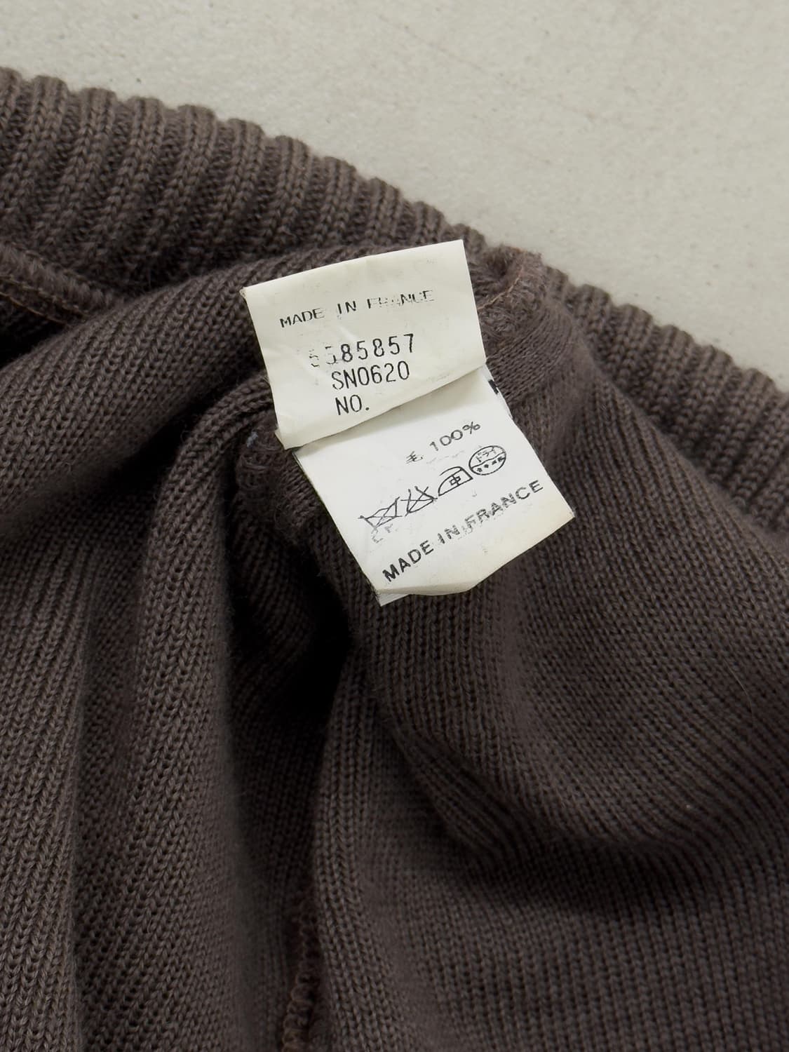 90년대 르메르 집업 니트 가디건 상품이미지7