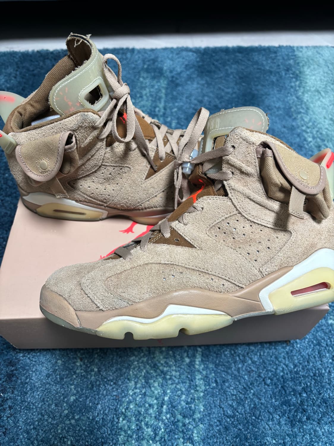 나이키 조던6 트래비스스캇 SP 브리티쉬카키 270 상품이미지1