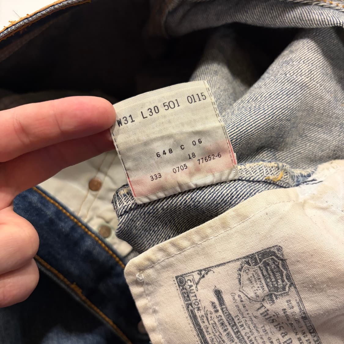 [31x30] 리바이스 501 데님 팬츠 청바지 B924 상품이미지10