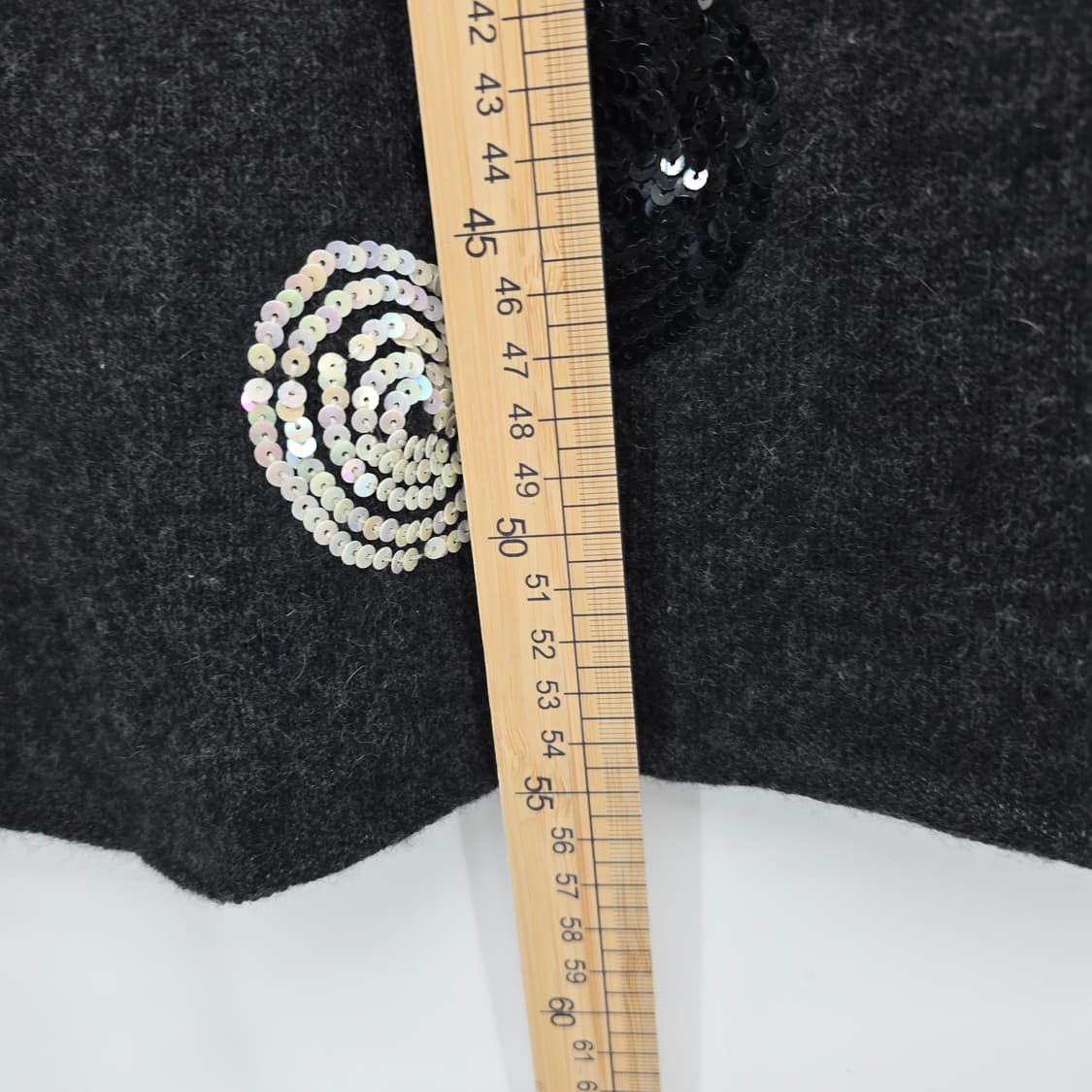 이탈리아 캐시미어100 터틀넥 스팽글 니트 상품이미지4