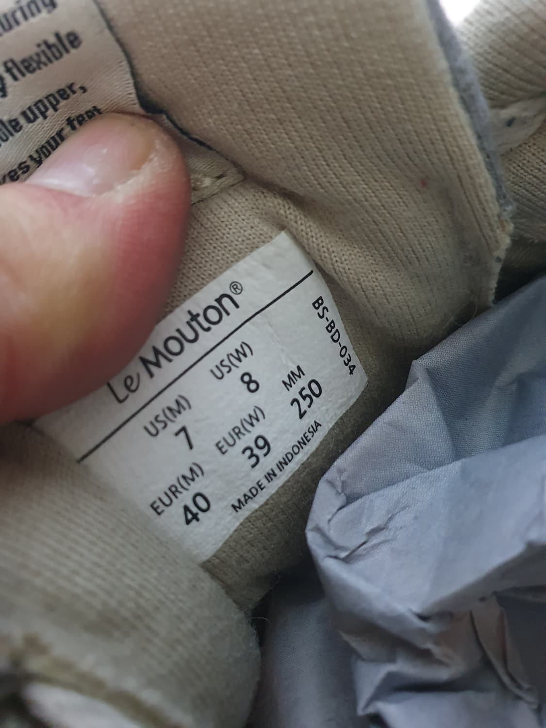 르무통 그레이 스니커즈 운동화 250 상품이미지10