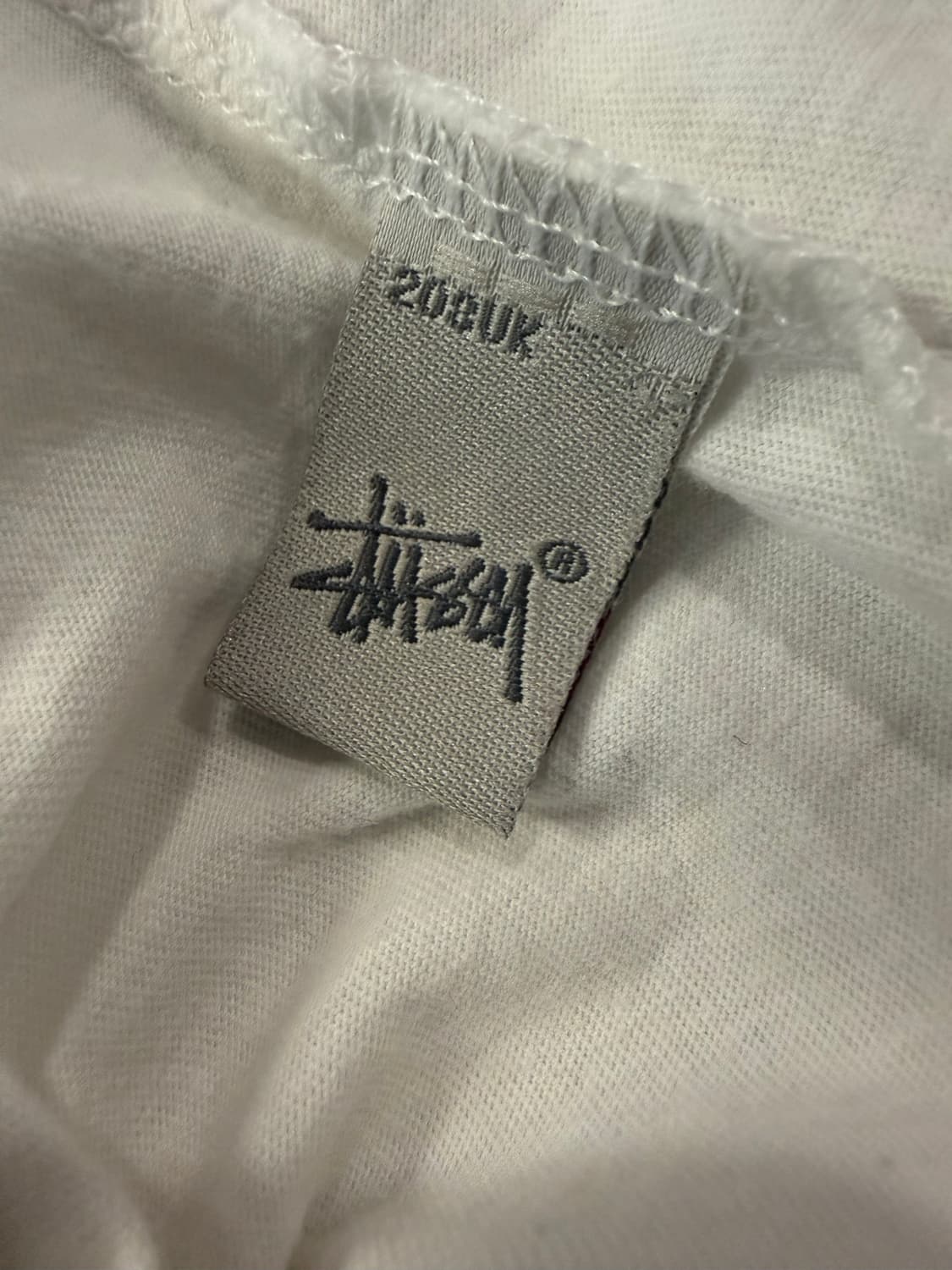 빈티지 올드 스투시 90s-00s 크라운 로고 7부 래글런 티셔츠 상품이미지4