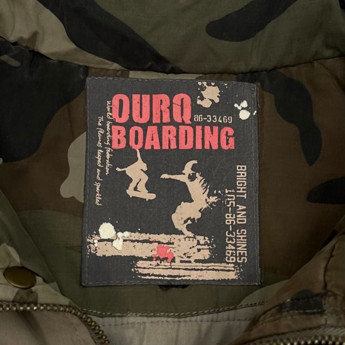 vintage Camo Skater jacket 상품이미지8