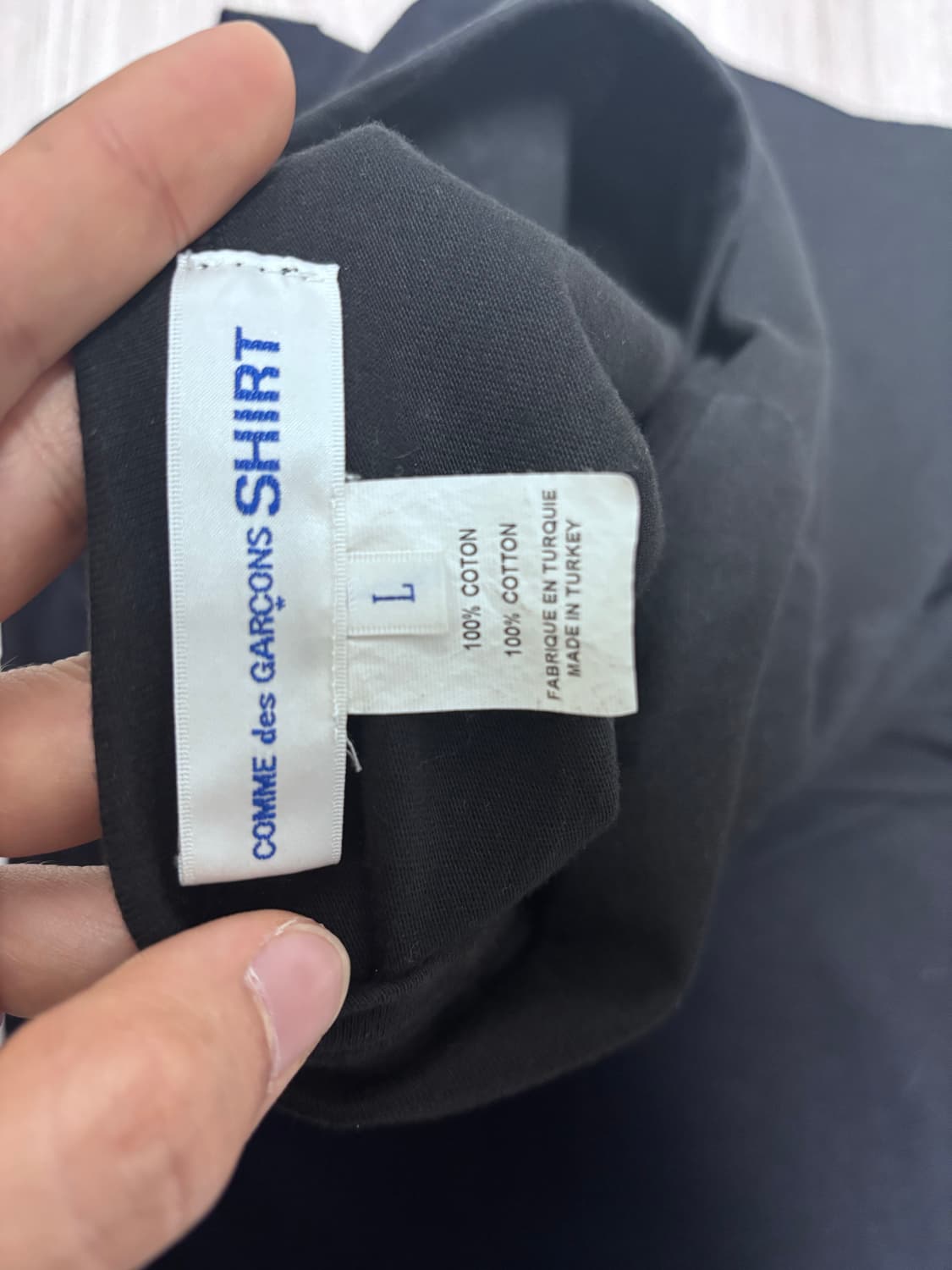 꼼데가르송 셔츠 반팔티셔츠 L 상품이미지5