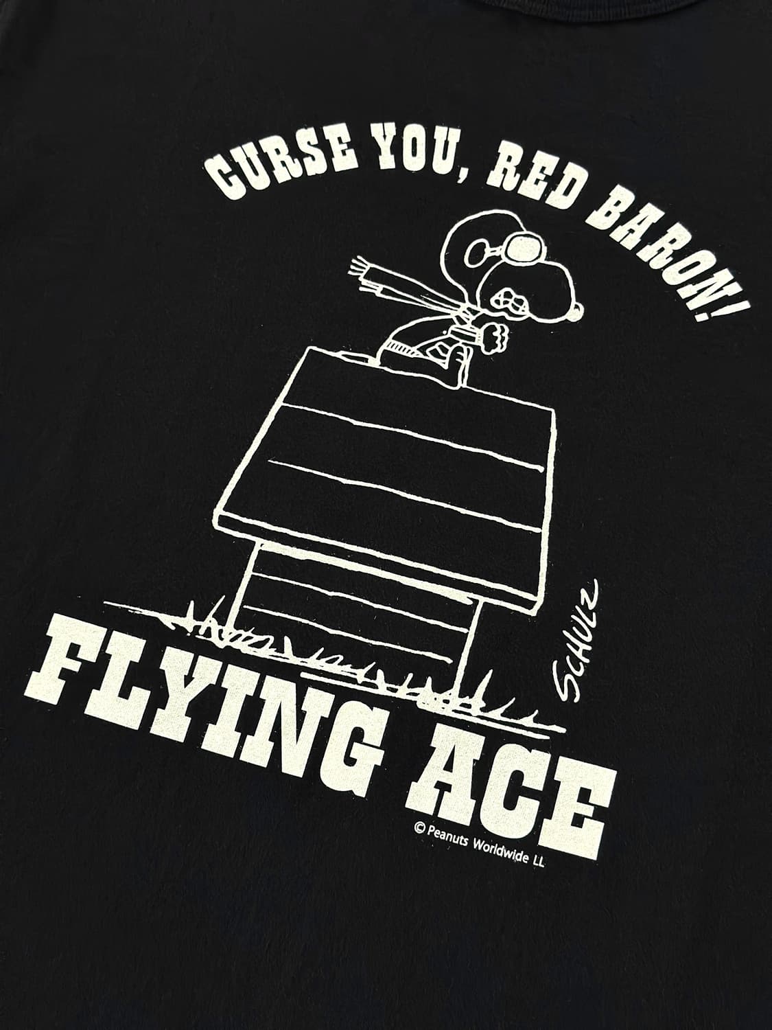 버즈릭슨 x 피넛츠 스누피 플라잉 에이스 그래픽 티셔츠 상품이미지6