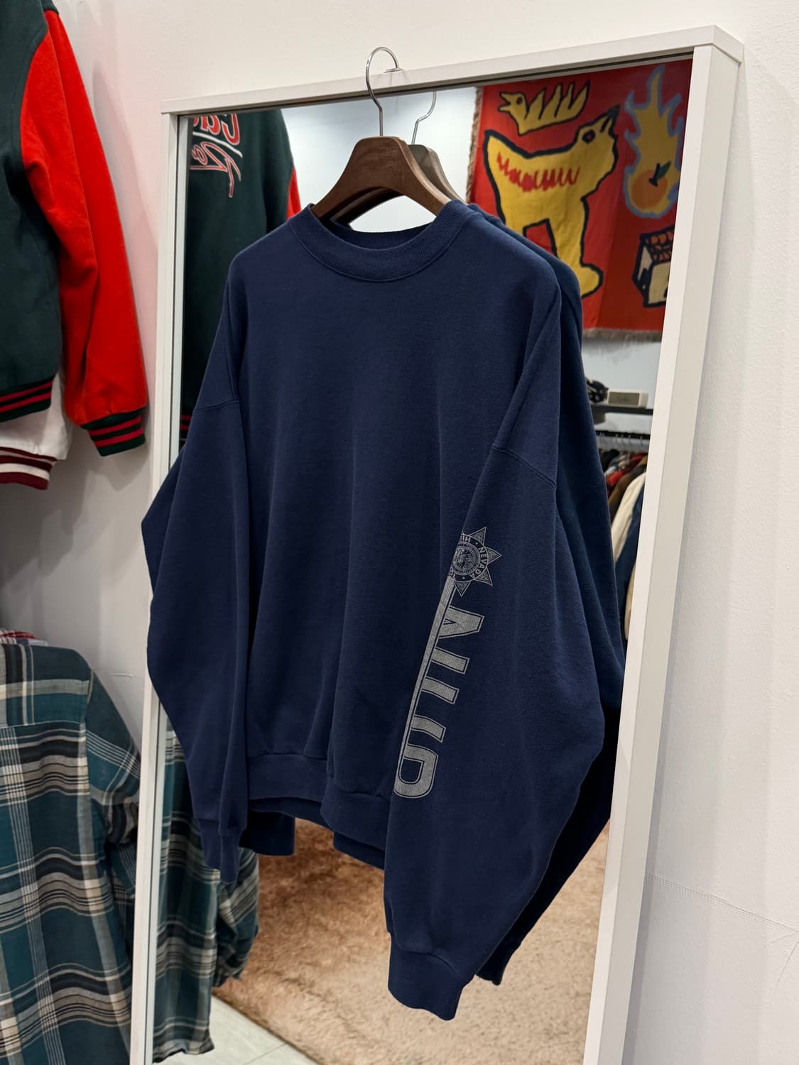 90s Hanes 헤인즈 플레인 스웻 셔츠 상품이미지1