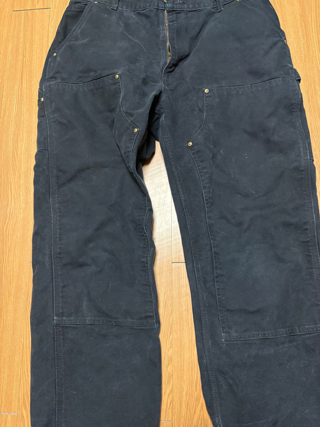 칼하트 더블니 B01 Blk made in usa 상품이미지1