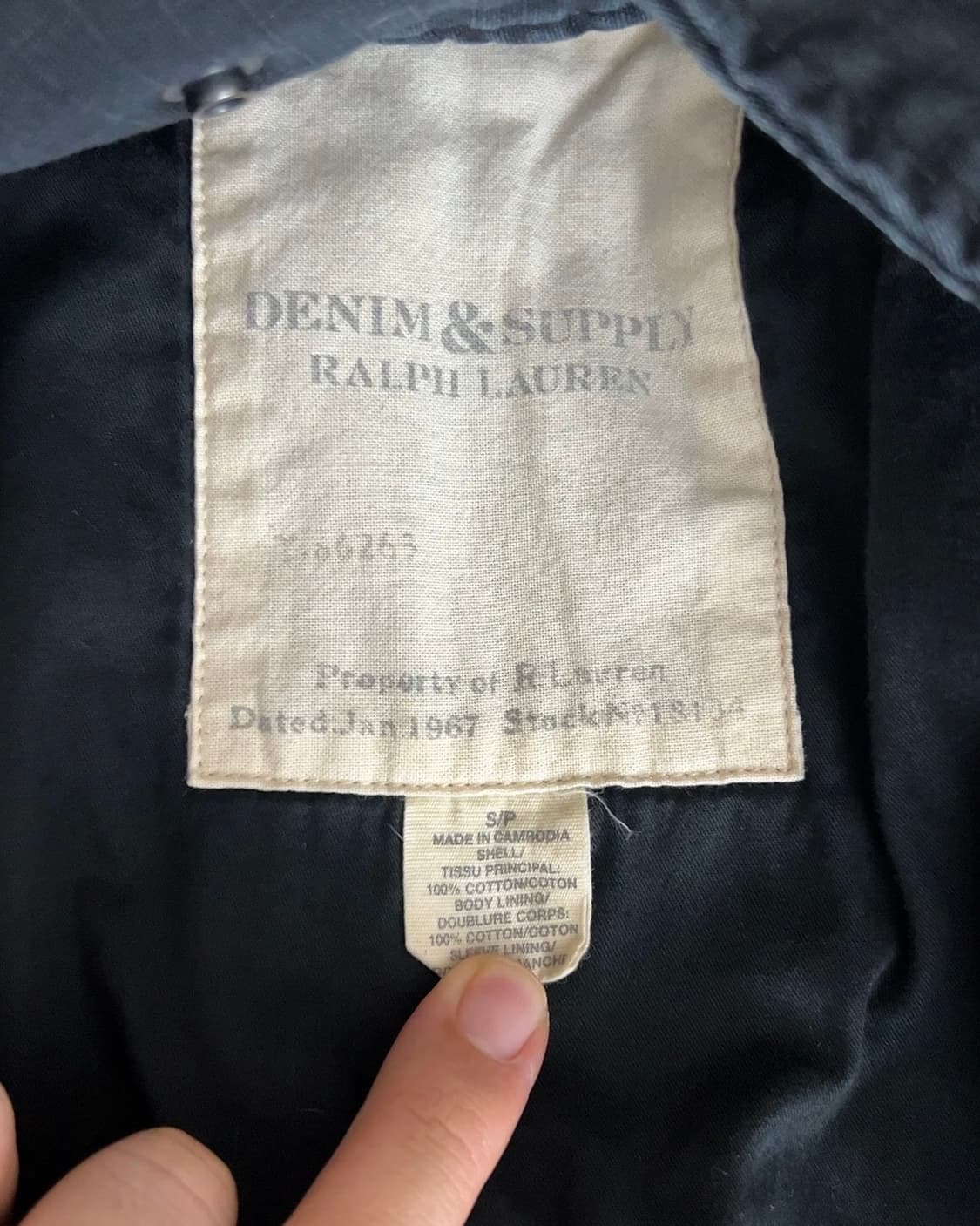 데님앤서플라이 밀리터리 립스탑 파카 S 상품이미지6