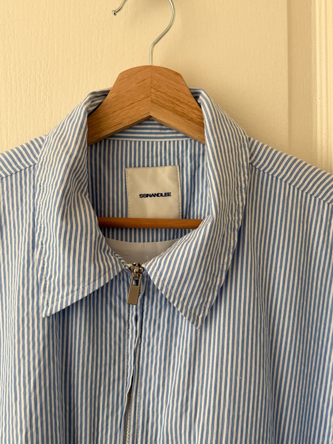 신앤리 크루징 스트라이프 해링턴 자켓 블루 L 상품이미지3