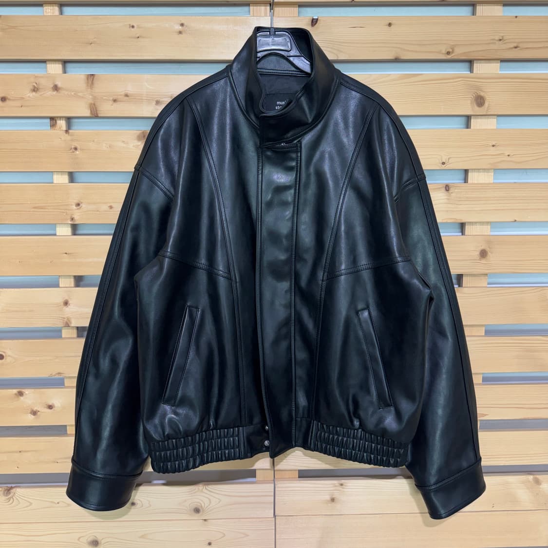 무신사스탠다드 레더 자켓 상품이미지1