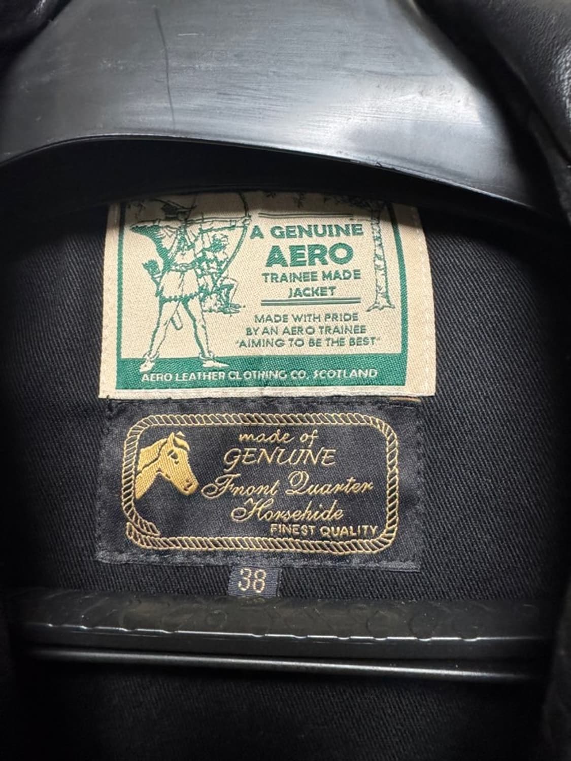 에어로레더 하이웨이맨 38 블랙  상품이미지2