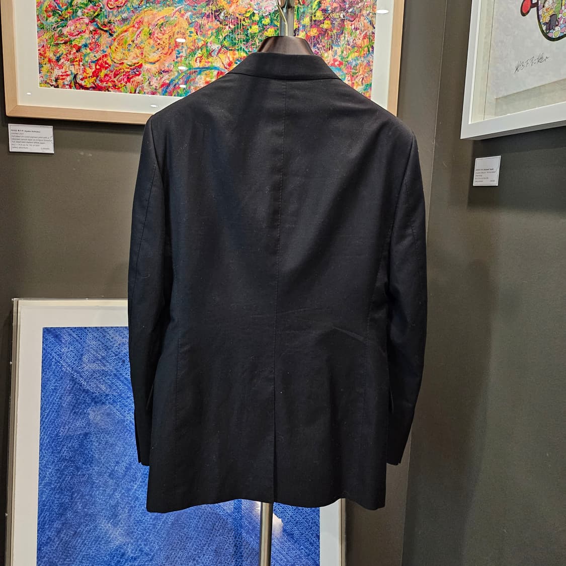 톰포드 아티쿠스 메탈 탭 투피스 블랙 수트셋업 상품이미지3