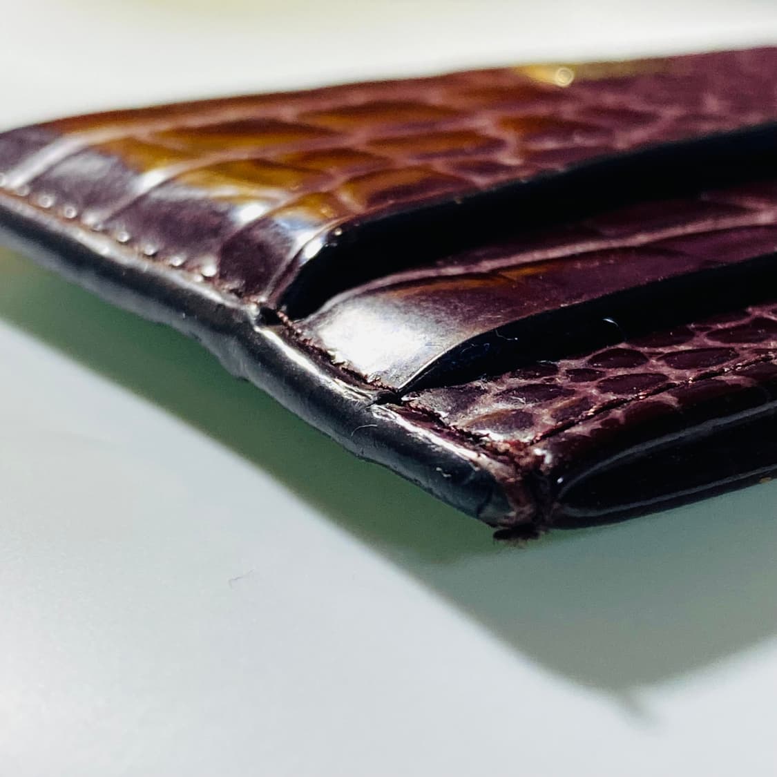 [정품] 아스피날오브런던 크록레더 슬림 카드지갑 상품이미지8