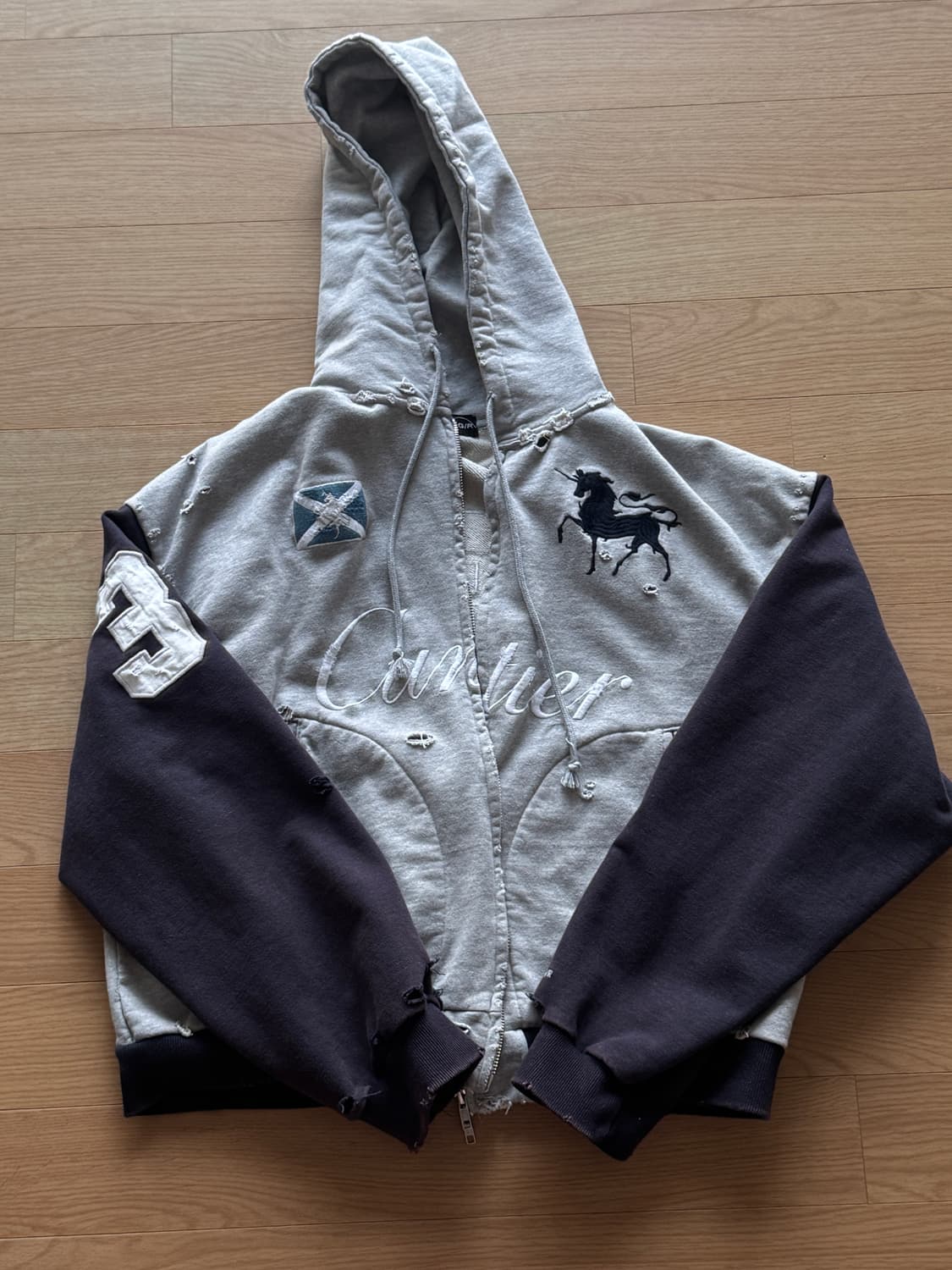 프로젝트GR 컨티어 집 후드집업 2사이즈 상품이미지1