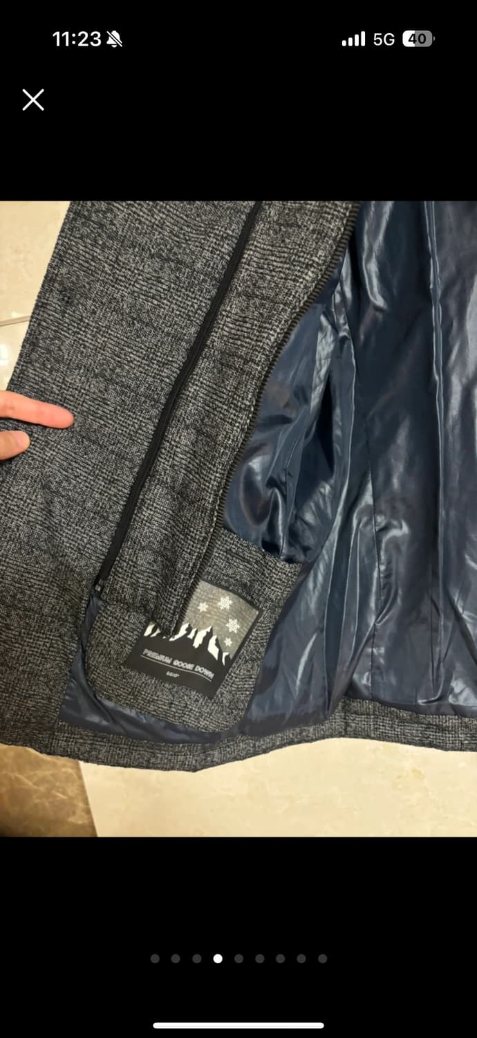 코오롱 브렌우드 지오투) 헤링본 구스다운 자켓 상품이미지4