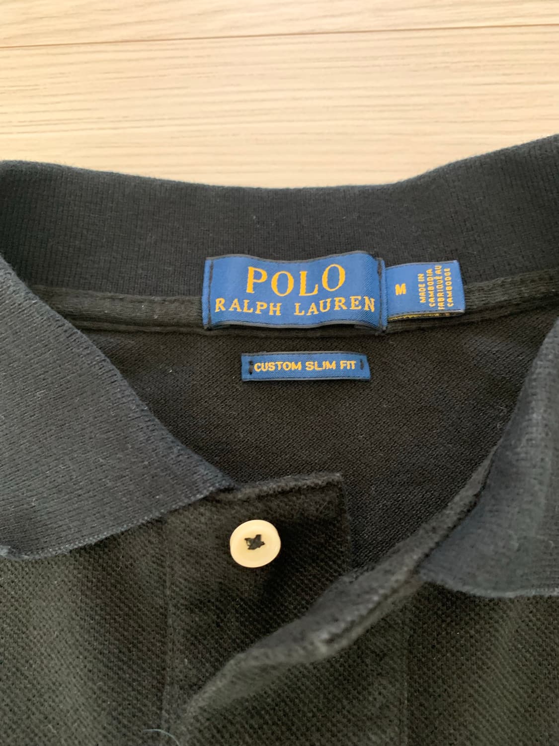 폴로 랄프로렌 블랙 긴팔 폴로티 상품이미지3