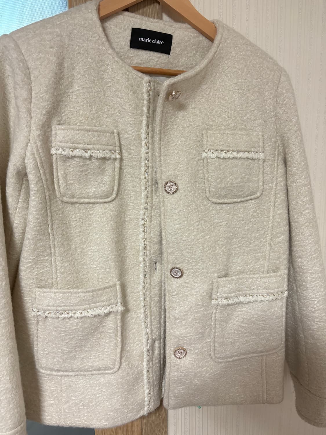 마리끌레르 트위드 자켓 상품이미지3